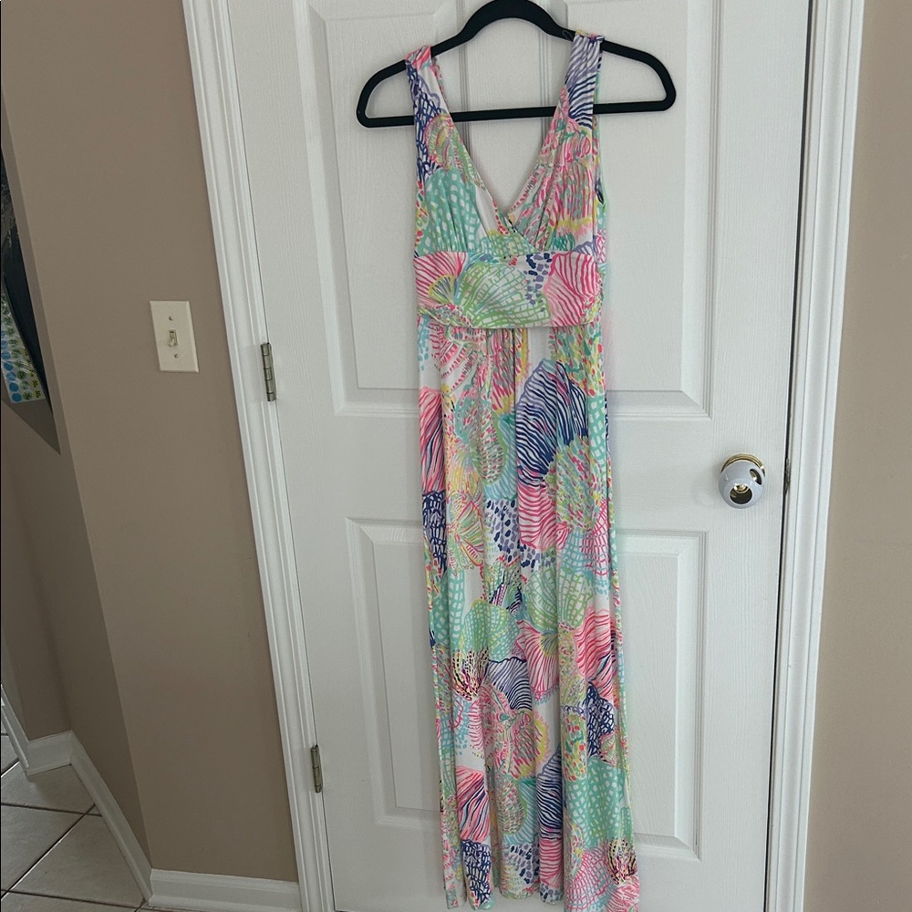 Colorful Printed Maxi Dress Lilly Pulitzer Small Worn Once